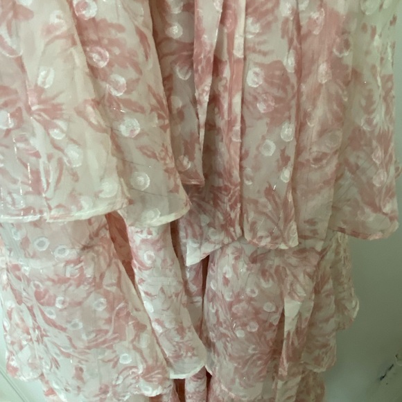 NWT -Rachel by Rachel Roy, 18W, maxi dress,color eggshell blush light pink/cream - Picture 7 of 12